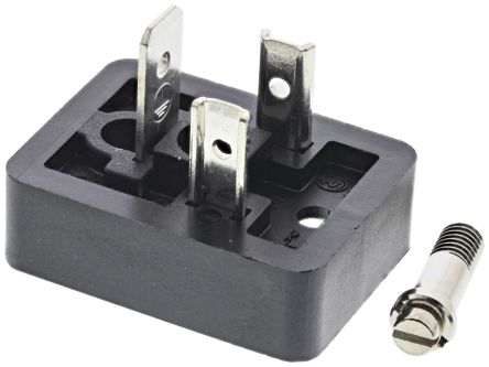 Hirschmann GSN 2+E DIN 43650 B Solenoid Valve Connector, 25V ac/dc Voltage