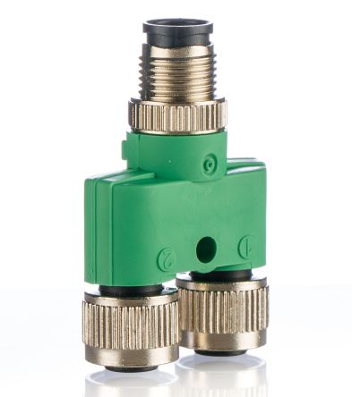 Phoenix Contact Straight Circular Connector Adapter 5 M12 Male 5 M12 Female