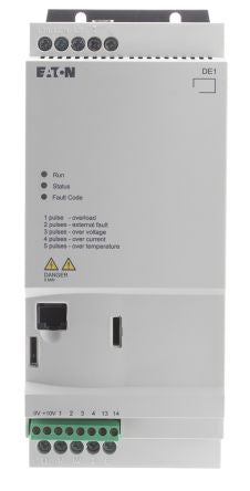 Eaton Variable Speed Starter, 3 kW 480V ac, 3 Phase 6.6 A, PowerXL DE11 Series