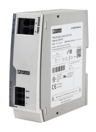 Phoenix Contact DIN Rail Diode Module for use with Parallel Connection of Two Power Supply Unit,