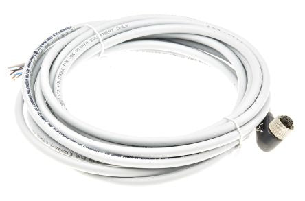 Telemecanique Sensors Female 8 way M12 to Unterminated Sensor Actuator Cable, 5 m