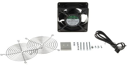 Schneider Electric ClimaSys CV Series Filter Fan, 230V, AC, 170 m³/h Filtered, 170 m³/h Unimpeded, 119 mm, 119 mm x