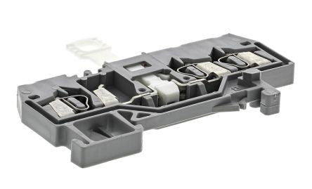 WAGO 280-683 280 Series Disconnect Terminal Block Grey, 2.5mm², 1-Level, Cage Clamp