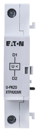Eaton Undervoltage Release U-PKZ0 Series Undervoltage Release for Use with PKZM4 Series, PKM0 Series, PKZM01 Series,