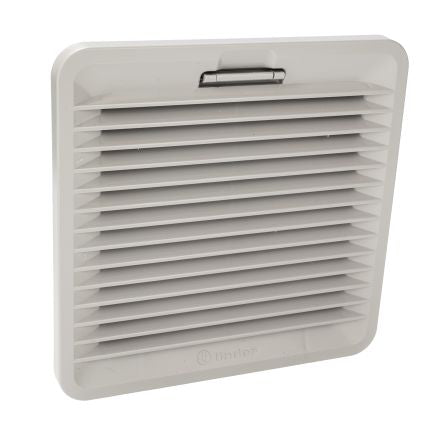 Finder 7F Series Filter Fan for 125 x 125 mm Fans, Synthetic Fibre Filter, Plastic Frame, 155 mm 155mm 22.6 mm