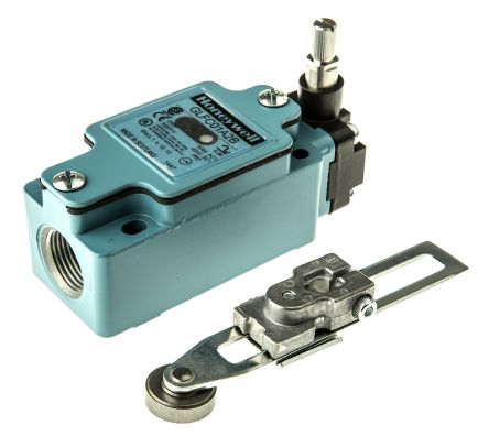 Honeywell GLF Series Adjustable Roller Lever Limit Switch, SPDT, IP67, Die Cast Zinc Epoxy Coated Housing, 600V ac, 6A