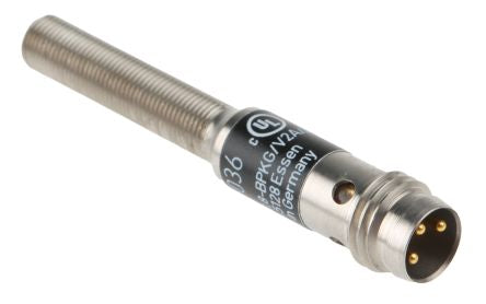 ifm electronic IY5036 Threaded Barrel Inductive Proximity Sensor, M5 x 0.5 PNP IY5036 36V 0.8 mm 36 V dc 100mA