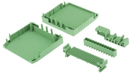 Phoenix Contact Electronic Housing Enclosure Type UEGM-MSTB Series, Polyamide 91 mm 79 mm DIN Rail Enclosure 25mm