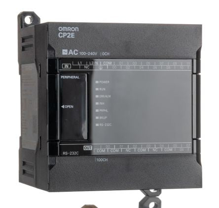Omron CP2E Series PLC CPU, Relay Output, 12-Input, PNP/NPN Input