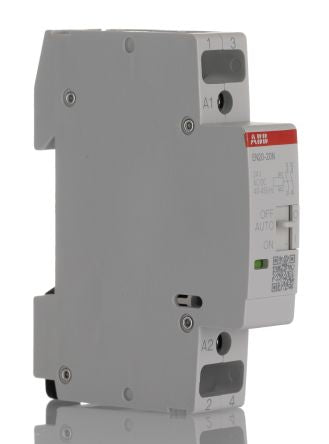 ABB ESB20 Contactor, 24V Coil, 2-Pole, 20 A, 4.6 kW 24V, 2 NO, 250V