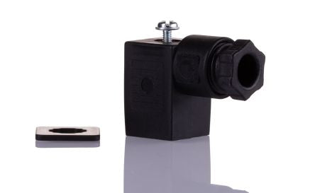 Norgren Mini ISO 3+E DIN 43650 DIN 43650 Solenoid Connector Female Indicator Light, 240V ac Voltage
