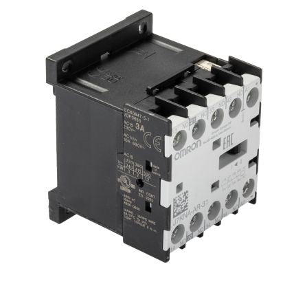 Omron J7KNA Contactor, 230V ac Coil, 4-Pole, 10 A 230V ac, 3 NO/1 NC, 888V