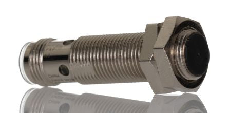 Omron E2A-M12KS04-M1-B1-4 Threaded Barrel Inductive Proximity Sensor, M12 PNP E2A 24V dc 4 mm 240 V ac 32 V dc 200mA