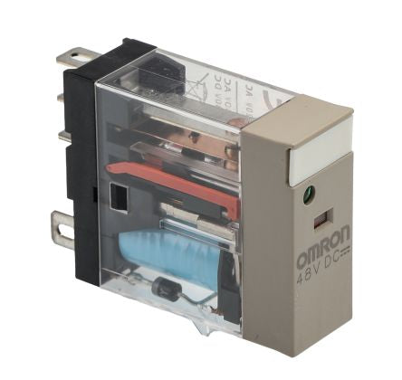 Omron Non-Latching Relay, 48V dc Coil, 10A Switching Current, SPDT