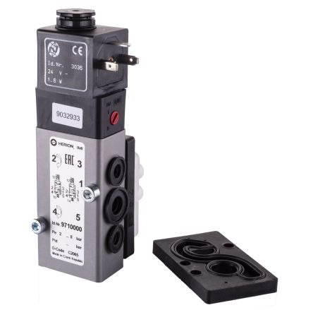 Norgren Spool Valve - 3/2, 5/2 Solenoid/Spring G 97100 Series 230 V ac, 24V dc