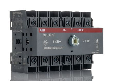 ABB 3-Pole Base Changeover Switch -, IP20, 0A