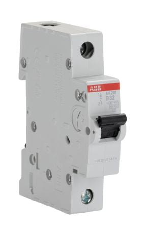 ABB System Pro M Compact S200 Miniature Circuit Breaker, 1-Pole, 80A, Type B, 440V ac AC, 60 V dc DC, 6 kA Breaking