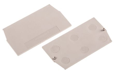 Weidmüller WAP Series End Plate for Use with Terminal Block