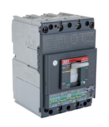 ABB, XT2N, 1SDA06 Molded Case Circuit Breaker 3-Pole 25A, Breaking Capacity 65 kA, Fixed