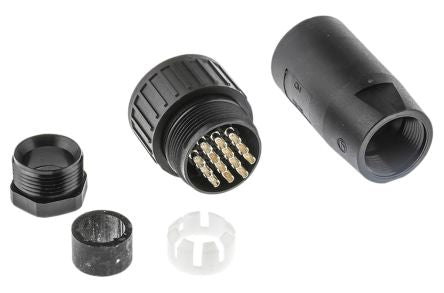 Hirschmann, CM, Copper Straight 14 Way Cable MIL Spec Circular Connector Female, Female Contacts,Shell Size 20, Screw