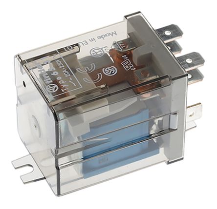Finder 65 Series Series Power Relay, Flange Mount