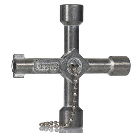 Phoenix Contact Die Cast Zinc 4-way Control Cabinet Key System Package