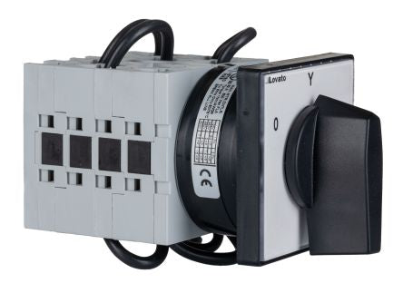 Lovato Rotary Cam Switch Star Delta Starter 440V ac, 15 kW, 3 Phase, IP20, IP65