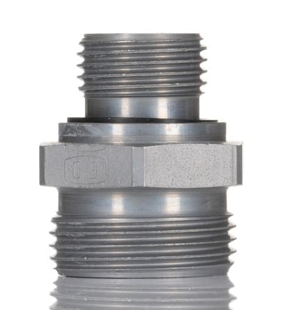 Parker GE22LR1/2EDOMDCF Hydraulic Fitting Male G, Steel, 22 mm Hose ID