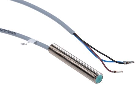 Pepperl + Fuchs NBB2-8GM50-E2 Threaded Barrel Inductive Proximity Sensor, M8 x 1 PNP 3V 2 mm 30 V dc 100mA
