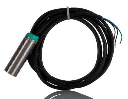 Pepperl + Fuchs NBB8-18GM50-E2 Threaded Barrel Inductive Proximity Sensor, M18 PNP 36V 100 mm 36 V dc 200mA