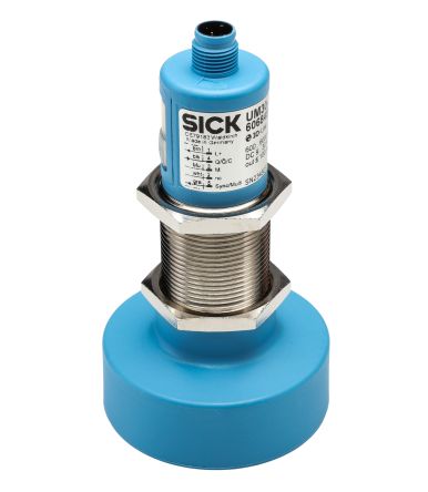 SICK UM30-21511B Threaded Barrel Ultrasonic Proximity Sensor UM, M30 x 1.5 6 m 100mA PNP/NPN 30V 30 V dc