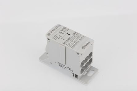Finder Non-Fused Terminal Block, 8 Way, 1500V ac/dc, 100kA, White