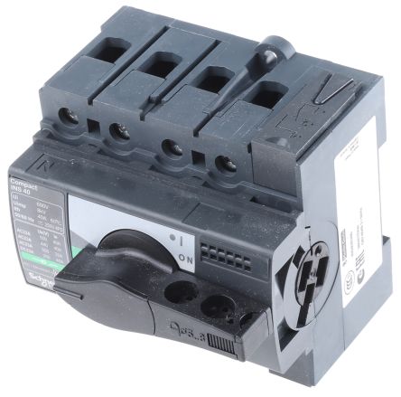 Schneider Electric 4-Pole Surface Isolator Switch -, IP40, 22A, 22 kW