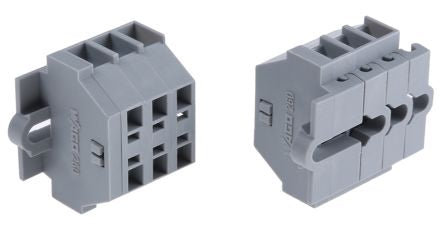 WAGO 260-103 260 Series Terminal Strip Grey, 1.5mm², 1-Level, Cage Clamp