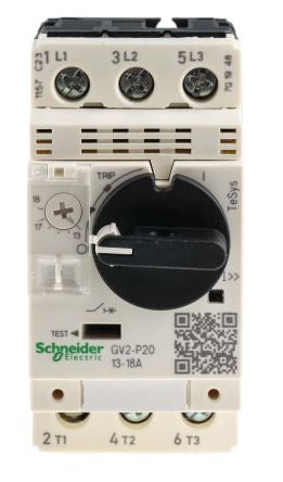 Schneider Electric 13A, 18 A TeSyS GV Motor Protection Circuit Breaker, 690V ac, 60 °C, -20 °C