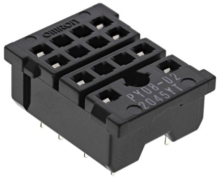 Omron 14 Way 250V ac DIN Rail Relay Socket, for use with MY2IN, MY2N1, MY2N1-D2, MY2N, MY2IN1-D2, MY2N-CR, MY2N-D2,