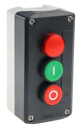 Schneider Electric Spring Return Enclosed Push Button, Polycarbonate, IP67, IP66, IP69K