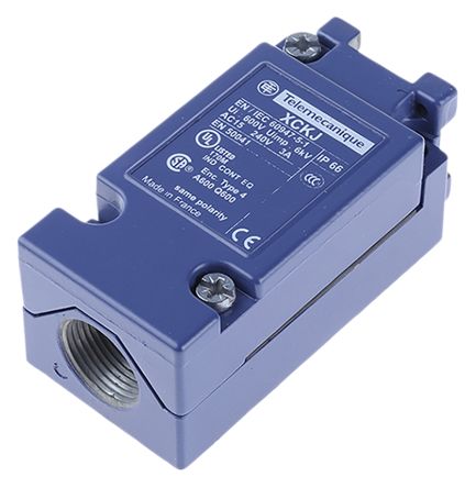 Telemecanique Sensors ZCKJ Series Limit Switch, 1 CO, IP65, Metal Housing, 240V ac, 3A