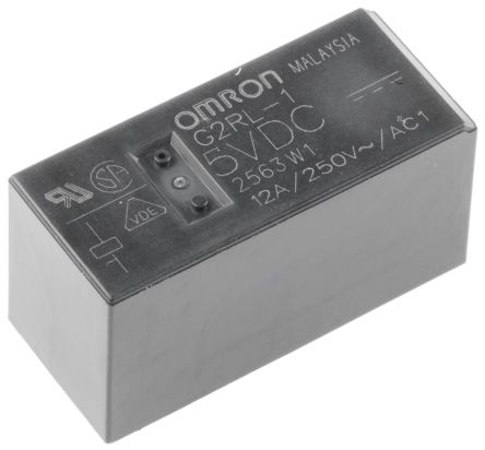 Omron PCB Power Relay, 5V dc Coil, 16A Switching Current, SPDT