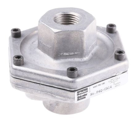 Parker Quick Exhaust Valve x 10 bar Female A: Threaded B: Threaded 1/2 in
