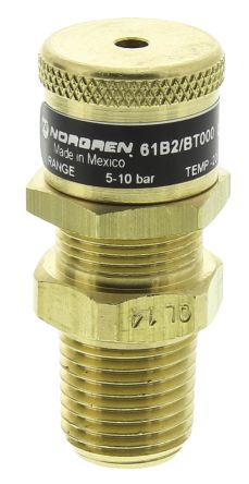 Norgren Quick Exhaust Valve x 10 bar Male A: Threaded B: Threaded 1/4 in