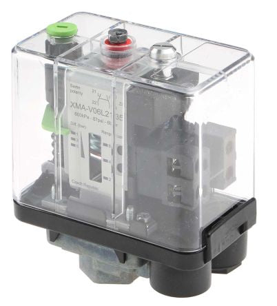 Telemecanique Sensors XMA Series Pressure Sensor, Relay Output 1 bar 6 bar, Differential Reading