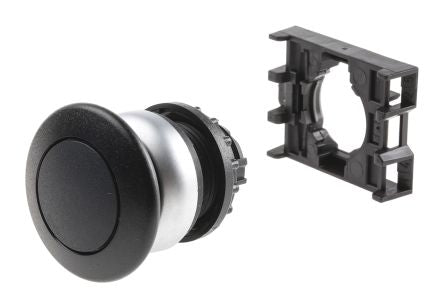 Eaton RMQ Titan M22 Series Black Maintained Push Button Head, 22 mm Cutout, IP67, IP69, IP66