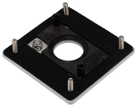 Eaton Brushed Aluminium RMQ Titan M22 Push Button Enclosure - 1 Hole 22 mm Diameter