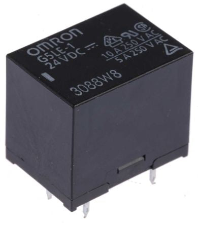 Omron PCB Power Relay, 24V dc Coil, 10A Switching Current, SPDT