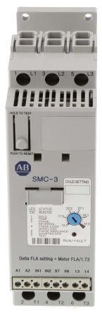 Allen Bradley SMC-3 Soft Starter 460V ac, 18.5 kW, 3 Phase, IP2X