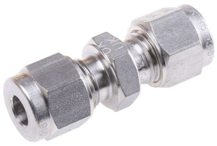 Parker Stainless Steel Pipe Fitting Union 6 mm 6 mm