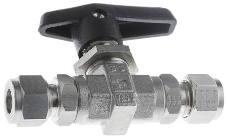 Parker Stainless Steel Compression, NPT, Ball Valve, NPT
