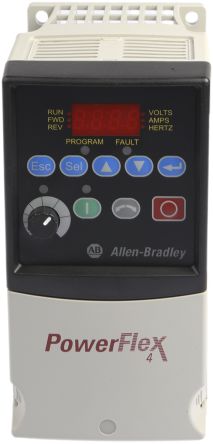 Allen Bradley Inverter Drive, 1.5 kW, 3 Phase, PowerFlex 4 Series
