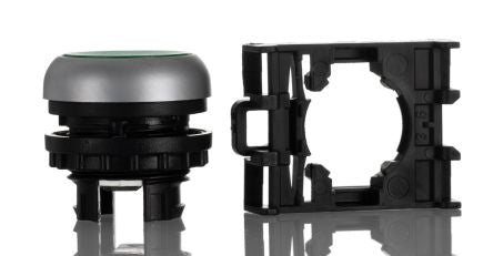 Eaton RMQ Titan M22 Series Green Maintained Push Button Head, 22 mm Cutout, IP69K